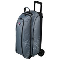 KR Strikeforce Hybrid X Triple Roller Charcoal Bowling Bags