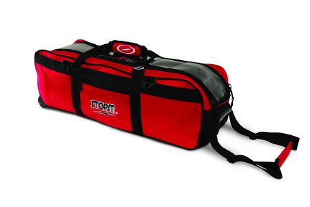 Storm 3 Ball Tournament Roller/Tote Red Main Image