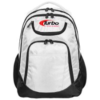 Turbo Shuttle Backpack White Bowling Bags