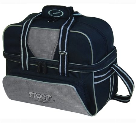 Storm 2 Ball Deluxe Tote Black/Silver Main Image
