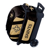 KR Strikeforce NFL Double Roller New Orleans Saints Bowling Bags