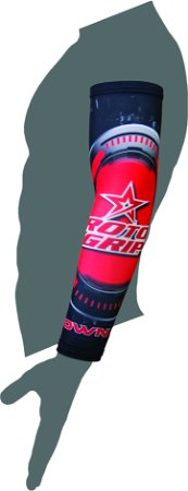 Roto Grip Mens Compression Sleeve Black/Red Main Image