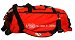 Review the Vise 3 Ball Clear Top Roller/Tote Red
