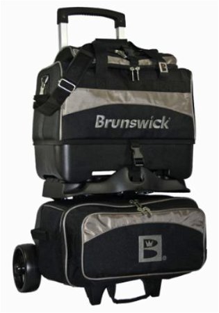 Brunswick Competitor Players 4 Ball Roller Blk/Stl Main Image