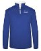 Review the Brunswick Mens 1/4-Zip Sport Pullover Royal/White