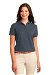 Review the Port Authority Womens Silk Touch Polo Shirt Steel Grey