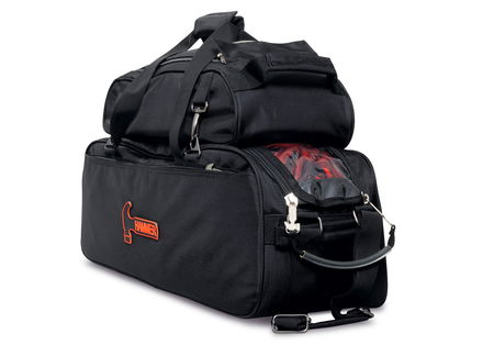 Hammer Premium Slim Triple Tote With Pouch Black Alt Image