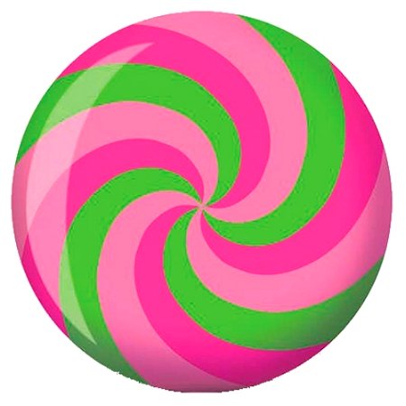 Brunswick Spiral Pink/Pink/Green Glow Viz-A-Ball Main Image