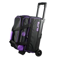 Elite 2 Ball Roller Purple Bowling Bags