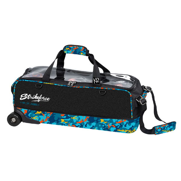 KR Strikeforce TPC Slim Triple Tote Teal Camo Main Image