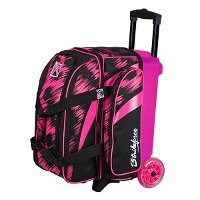 KR Strikeforce Cruiser Scratch Double Roller Pink Bowling Bags