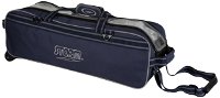 Storm 3 Ball Tournament Travel Roller/Tote Navy Bowling Bags
