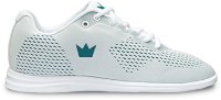 Brunswick Womens Axis White/Teal Bowling Shoes