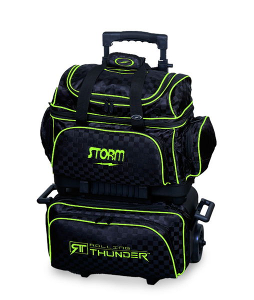 Storm Rolling Thunder 4 Ball Roller Checkered Black/Lime Main Image