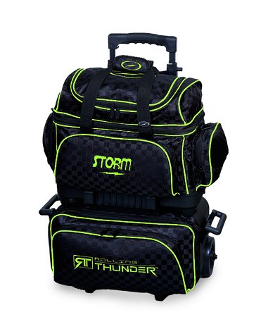 Storm Rolling Thunder 4 Ball Roller Checkered Black/Lime Main Image