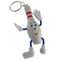 Bowling Pin Doll Keychain