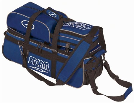 Storm Tournament Deluxe 3 Ball Tote/Roller Navy Main Image