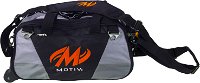 Motiv Ballistix Double Tote Black/Orange Bowling Bags