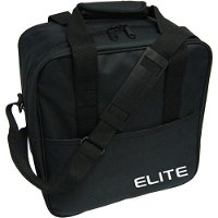 Elite Basic Black Single Tote Bowling Bags