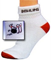 Master Ladies Bowling Pin Strike Socks Main Image