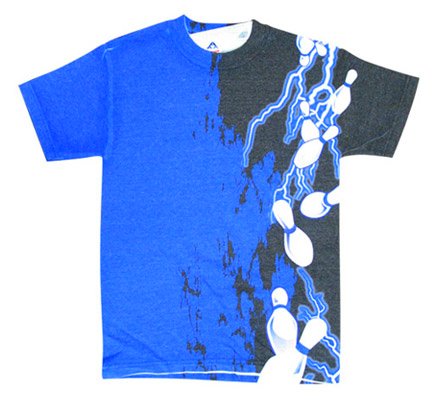 Electric Blue Flame T-Shirt Main Image
