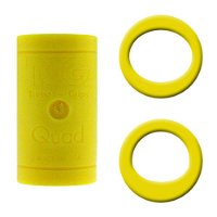 Turbo Grips Quad Yellow Soft Power Lift/Oval Mesh Inserts