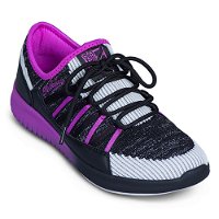 KR Strikeforce Womens Jazz Black/Purple Bowling Shoes
