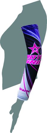 Roto Grip Womens Compression Sleeve Pink/White Main Image