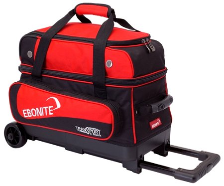 Ebonite Transport Double Roller Black/Red Main Image