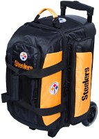 KR Strikeforce NFL Double Roller Pittsburgh Steelers Bowling Bags