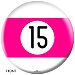 Review the OnTheBallBowling Billiard Pink Stripe 15 Ball