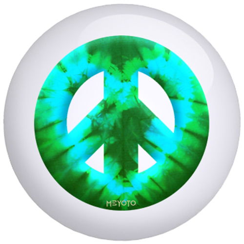 OnTheBallBowling Meyoto Green Heart Tie Dye Main Image