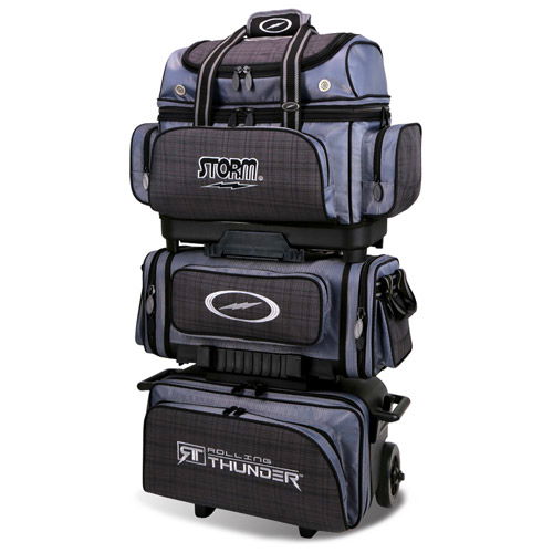 Storm Rolling Thunder 6 Ball Roller Charcoal Plaid/Grey/Black Main Image
