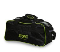 Storm 2 Ball Tote Checkered Black/Lime Bowling Bags