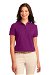 Review the Port Authority Womens Silk Touch Polo Shirt Deep Berry