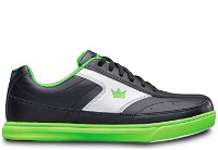 Brunswick Mens Renegade Black/Neon Green Bowling Shoes