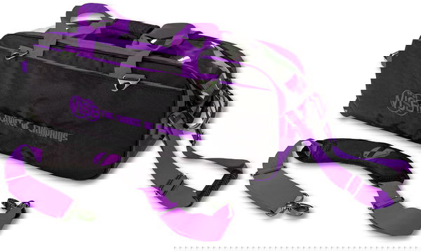 Vise 3 Ball Clear Top Roller/Tote Black/Purple Main Image
