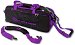Review the Vise 3 Ball Clear Top Roller/Tote Black/Purple
