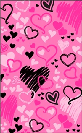 Brunswick Pink Hearts All Over Towel Main Image