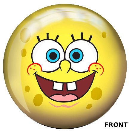 Brunswick Sponge Bob Yellow Viz-A-Ball Main Image