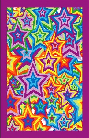 Brunswick Colored Stars Towel Main Image