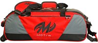 Motiv Ballistix Triple Tote Fire Red Bowling Bags