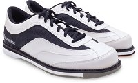 Brunswick Mens Rampage White/Black Right Hand Bowling Shoes