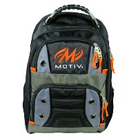 Motiv Intrepid Backpack Black/Orange Bowling Bags