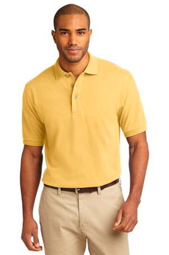 Port Authority Mens Pique Knit Sport Yellow Main Image