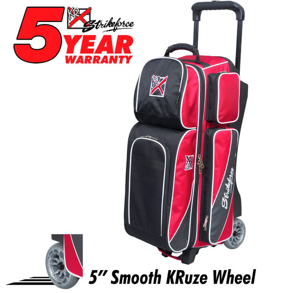 KR Strikeforce Fast Triple Roller Brick Red/Black Main Image