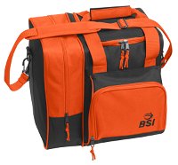 BSI Deluxe Single Tote Orange Bowling Bags