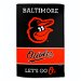 Review the MLB Towel Baltimore Orioles 16X25