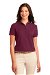 Review the Port Authority Womens Silk Touch Polo Shirt Burgundy