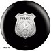 OnTheBallBowling Police Dept Shield Black Main Image